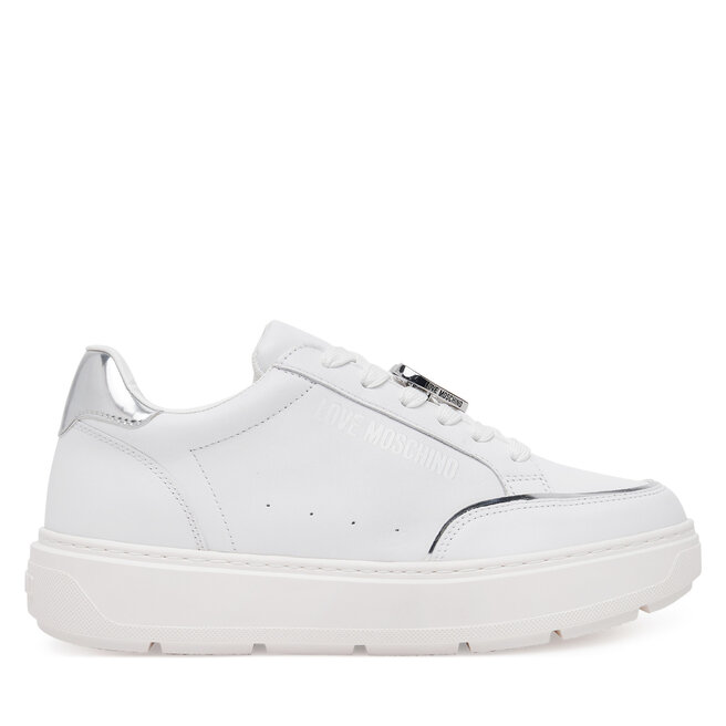 Sneakersy LOVE MOSCHINO JA15214G1MIA610B Biały - kobiece