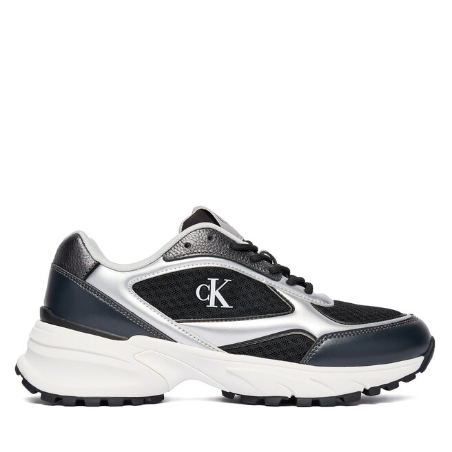 Sneakersy Calvin Klein Hike Runner Lace Up Mesh Mix Met YW0YW02063 Kolorowy - kobiece