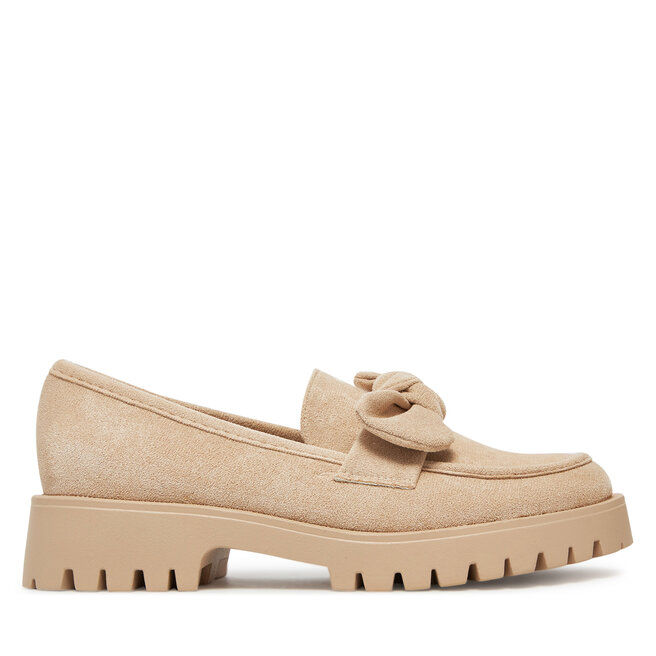 Loafersy DeeZee HXG2108-93 Beżowy - kobiece