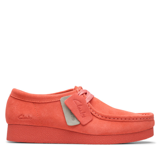 Półbuty Clarks WallabeeEVOSh 26181403 Koralowy - kobiece