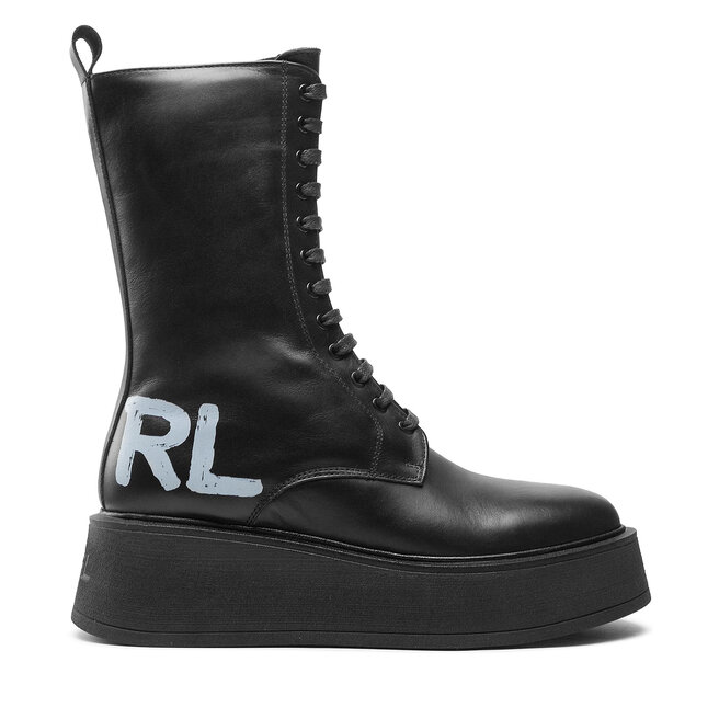 Trzewiki KARL LAGERFELD KL42475 Czarny - kobiece