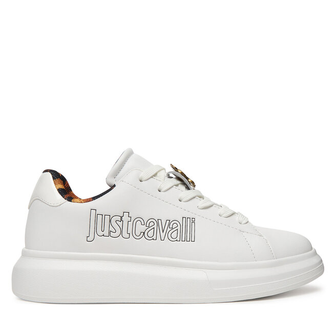 Sneakersy Just Cavalli 80RA3SB3 ZPB99 Biały - kobiece