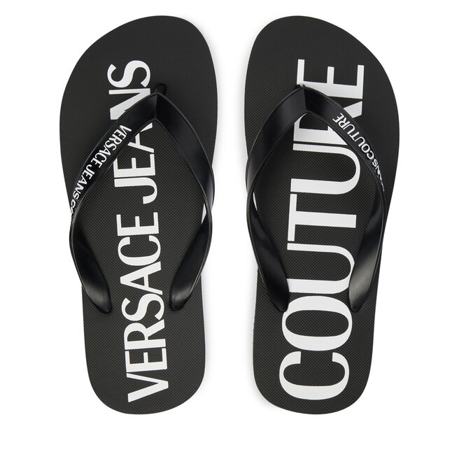Japonki Versace Jeans Couture 80VA3SQ7 ZSS81 Czarny -