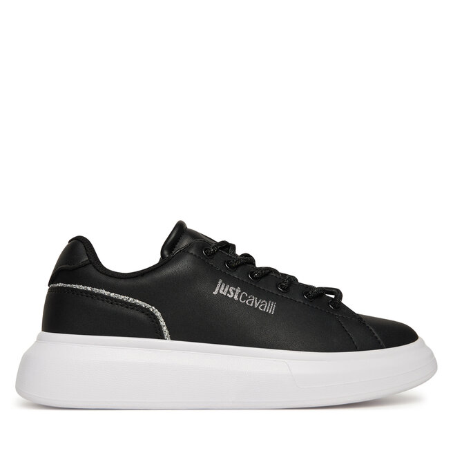 Sneakersy Just Cavalli 79RA3SB1 ZPB59 Czarny - kobiece