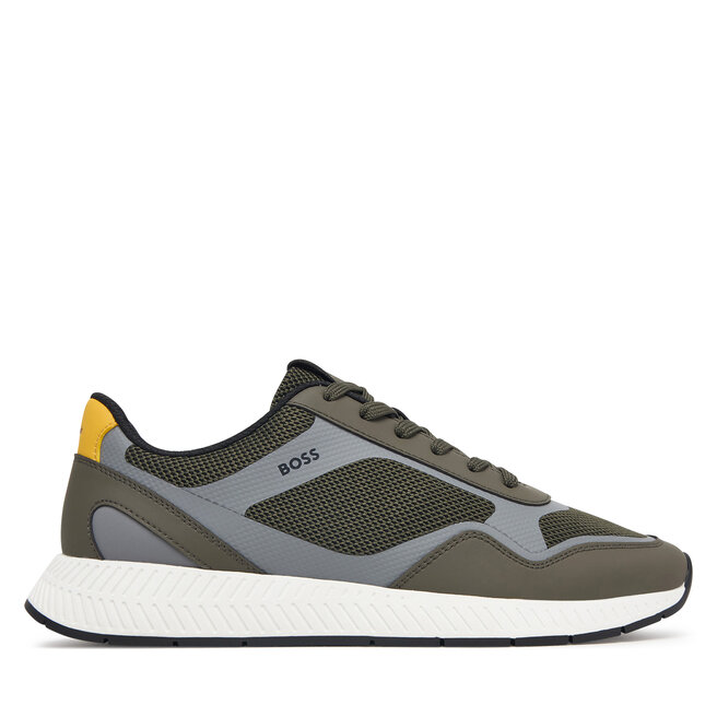 Sneakersy BOSS Titanium 50568928 Zielony - męskie