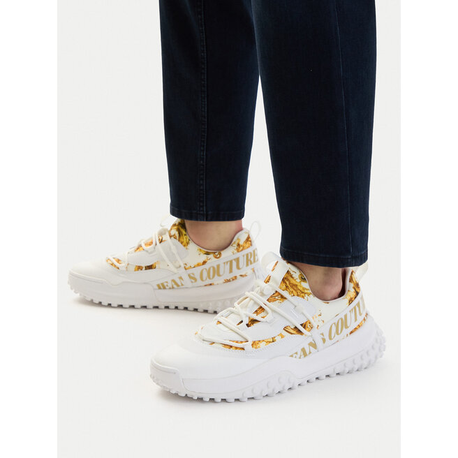 Sneakersy Versace Jeans Couture 80YA3SN2 Biały - męskie