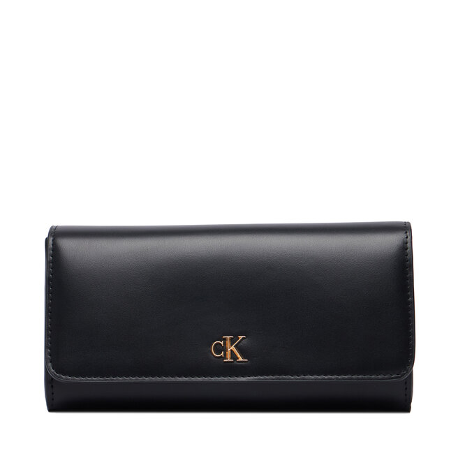Portfel Calvin Klein Ck Long Wallet LV04F1224G Czarny -