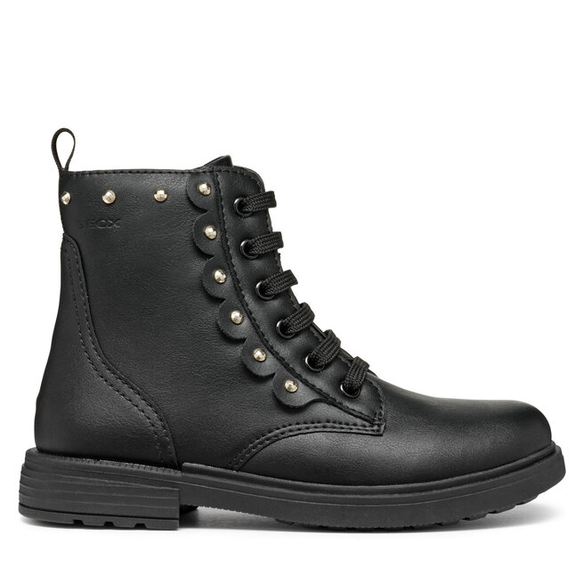 Botki Geox Eclair J469QA 000BC C9999 D Czarny - dziewczęce