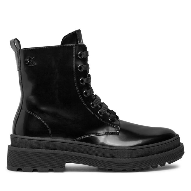 Trapery Calvin Klein Jeans Lace-Up Bootie V4A5-81031-1453 S Czarny - dziewczęce
