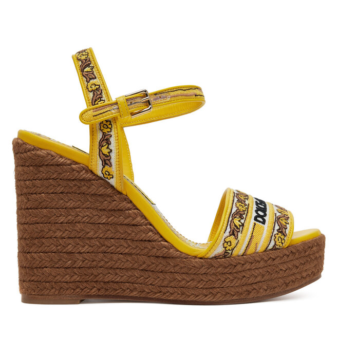 Espadryle Dolce&Gabbana CZ0318 AV804 Żółty - kobiece
