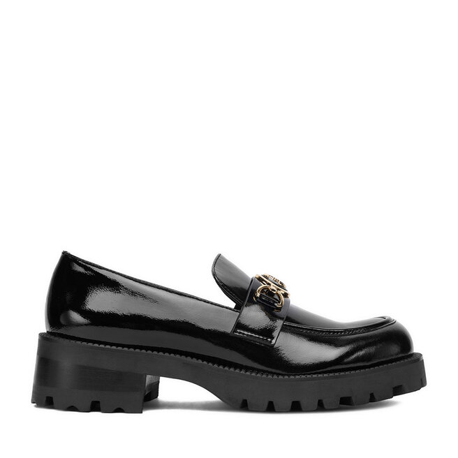 Loafersy Eva Minge EO-MOCCA-01 Czarny - kobiece