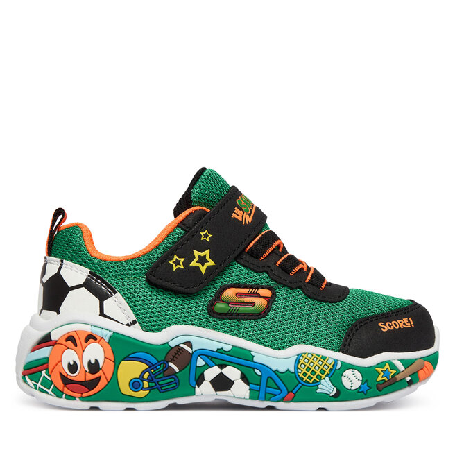 Sneakersy Skechers Play Scene 407312N/GRMT Zielony - chłopięce