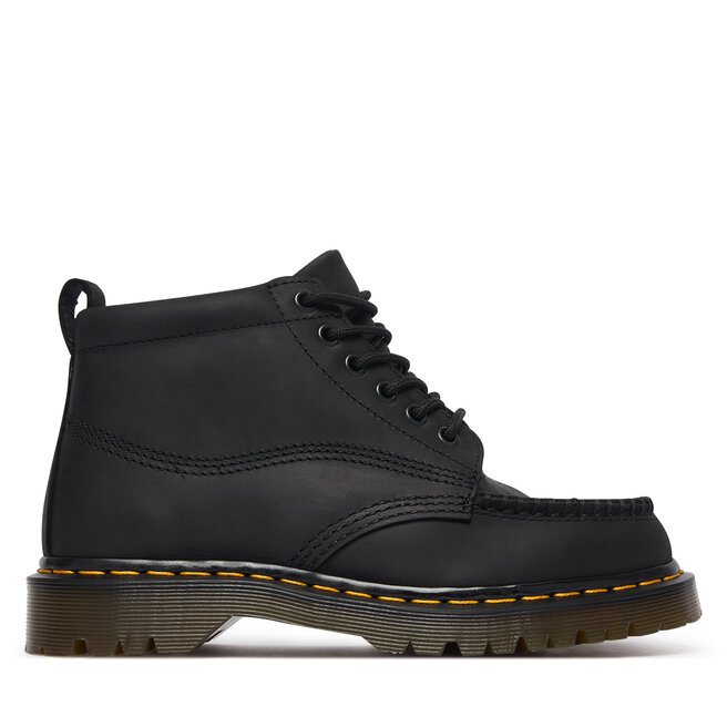 Trzewiki Dr. Martens Lowell Chukka 6 Eye Crazy Horse DM43680001 Czarny -