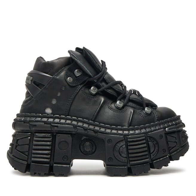 Sneakersy NEW ROCK M-WALL106-S12 Czarny - kobiece