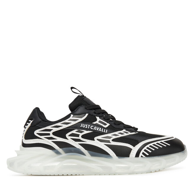 Sneakersy Just Cavalli 78QA3SQ2 ZSC45 Czarny - męskie