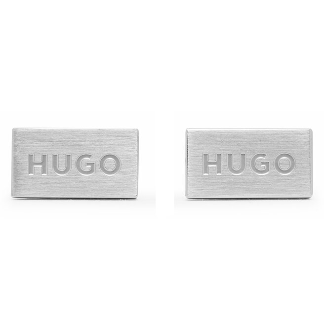 Spinki do mankietów HUGO E-Classic2 50565308 Srebrny -