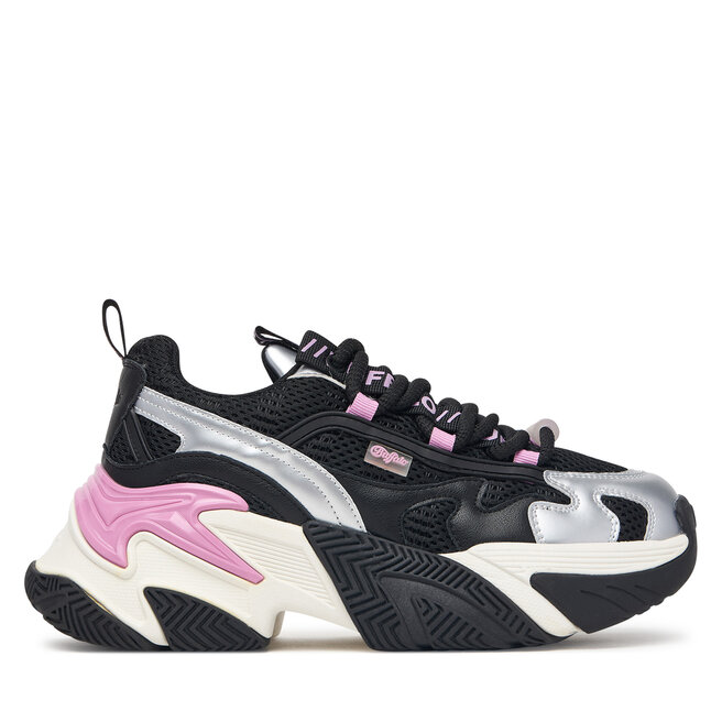 Sneakersy Buffalo Fion One 16368 Czarny - kobiece