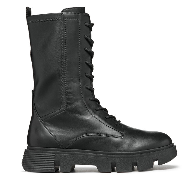 Trapery Geox D Vilde D26UAH 043KB C9997 Czarny - kobiece