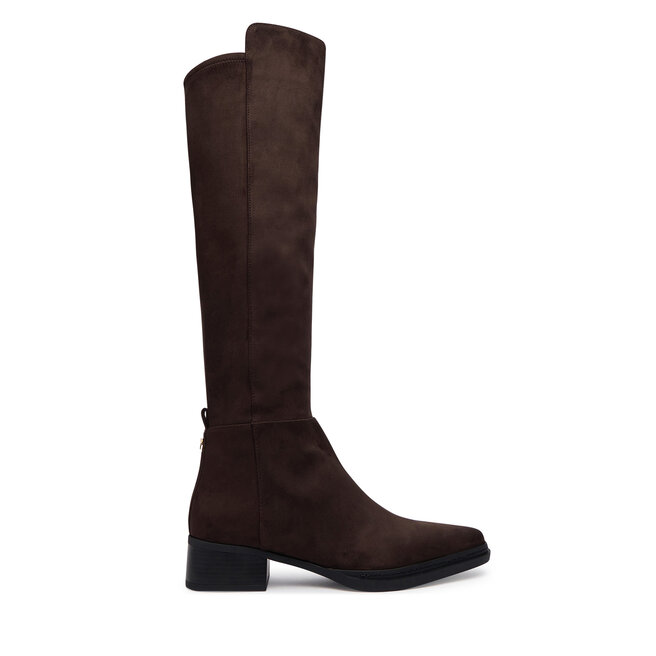 Kozaki MICHAEL Michael Kors Lex Boot 40F6LXMB1S Brązowy ciemny - kobiece