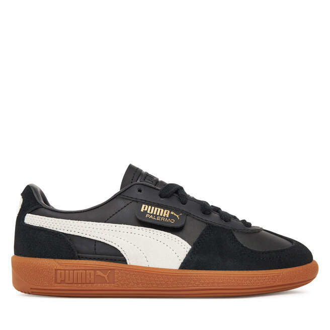 Sneakersy Puma Palermo Lth Jr 397275 03 Czarny - kobiece