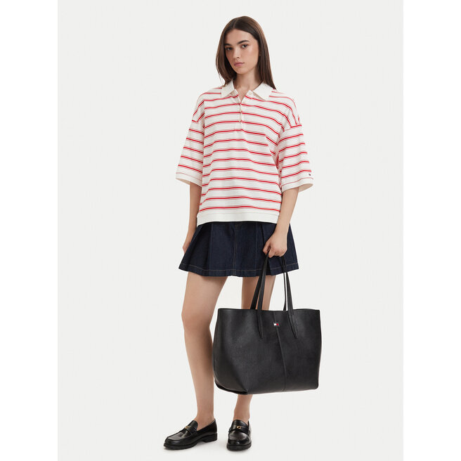Torebka Tommy Jeans Tjw Slouchy City Tote AW0AW18789 Czarny -