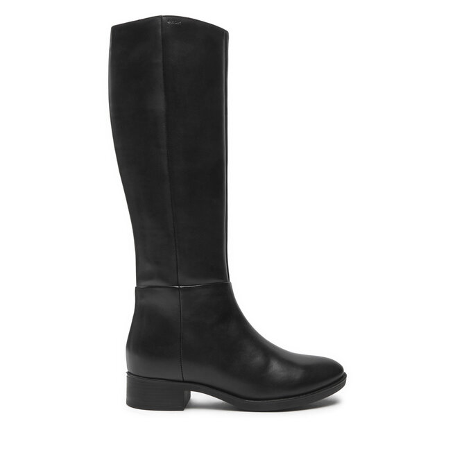 Oficerki Geox D Felicity D D84G1D 00043 C9999 Czarny - kobiece