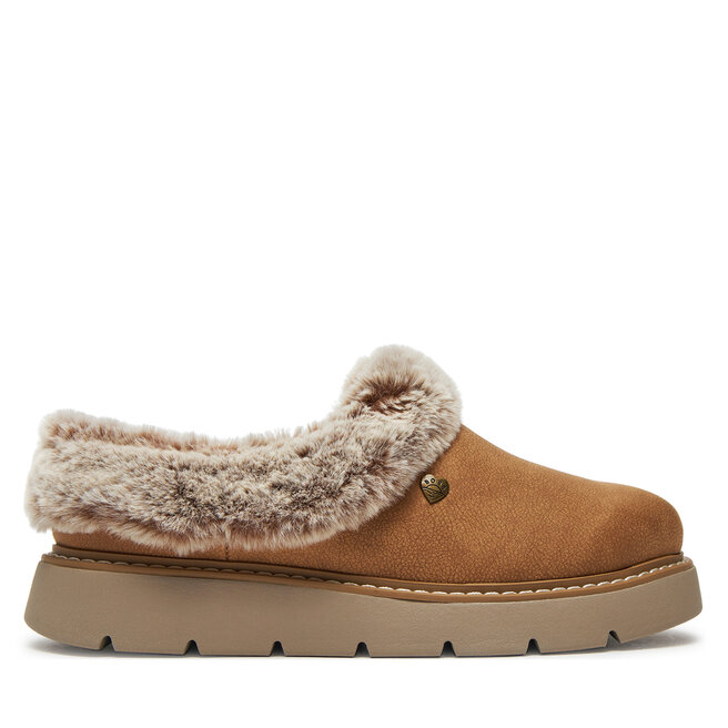 Kapcie Skechers 114762/CSNT Brązowy - kobiece