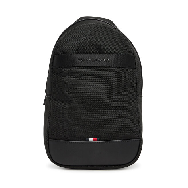 Plecak Tommy Hilfiger Th Nylon Travel Sling Bag AM0AM13572 Czarny -