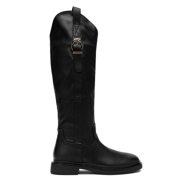 Kozaki DeeZee 13263-10 Czarny - kobiece