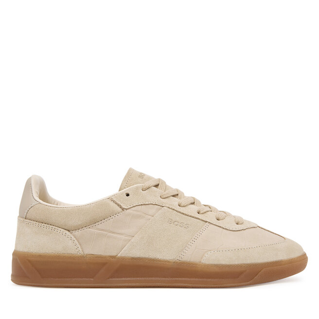 Sneakersy BOSS Brenta 50547825 Beżowy - kobiece