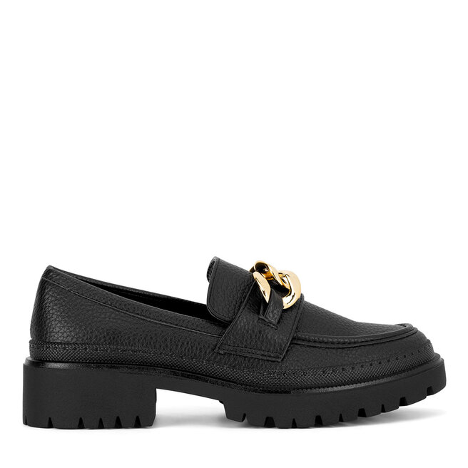 Loafersy DeeZee 23038T259 Czarny - kobiece