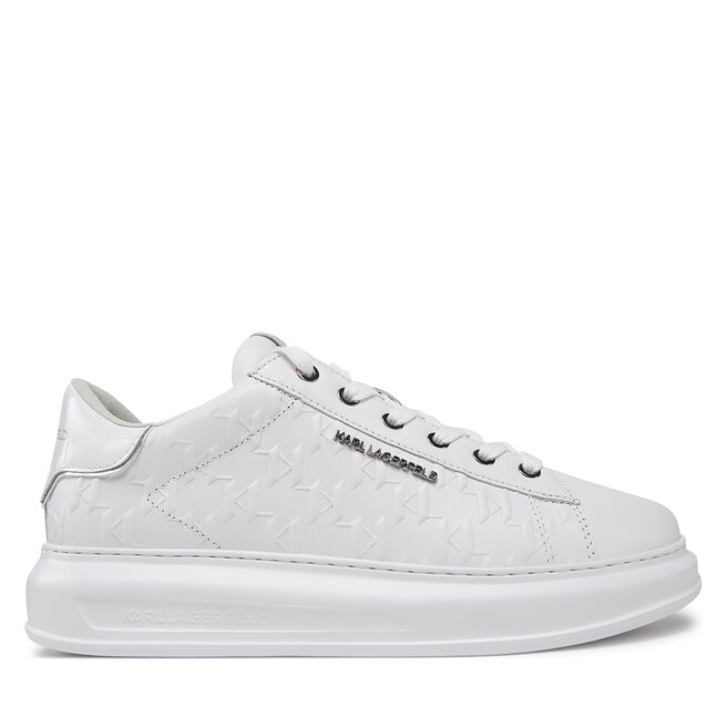 Sneakersy KARL LAGERFELD Kapri KL52549K Biały - męskie