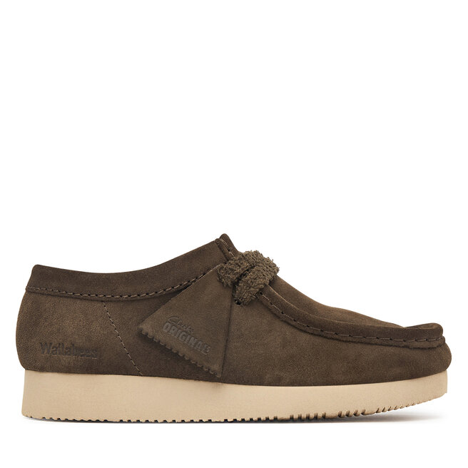 Półbuty Clarks Wallabee Lite. 26329403 Zielony - kobiece