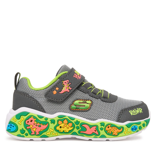 Sneakersy Skechers Play Scene 407312N/CCLM Szary - chłopięce