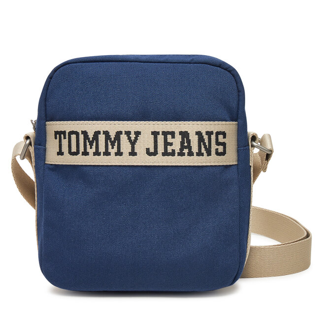 Saszetka Tommy Jeans Retro Cool Reporter AM0AM13277 Granatowy -