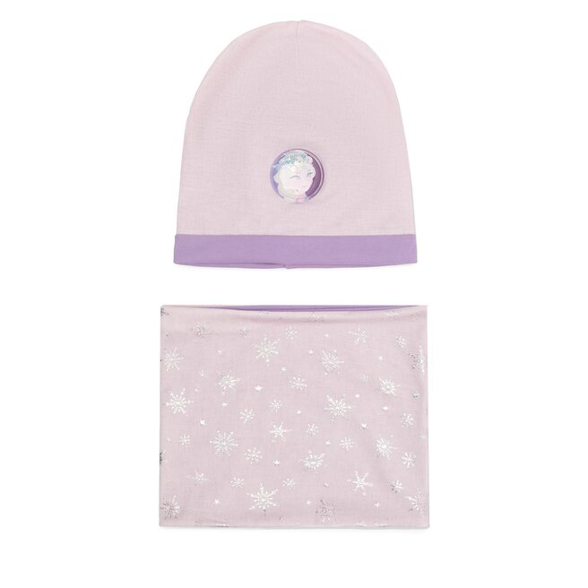 Komplet czapka i komin Frozen ACCCS-AW23-36DFR Fioletowy -