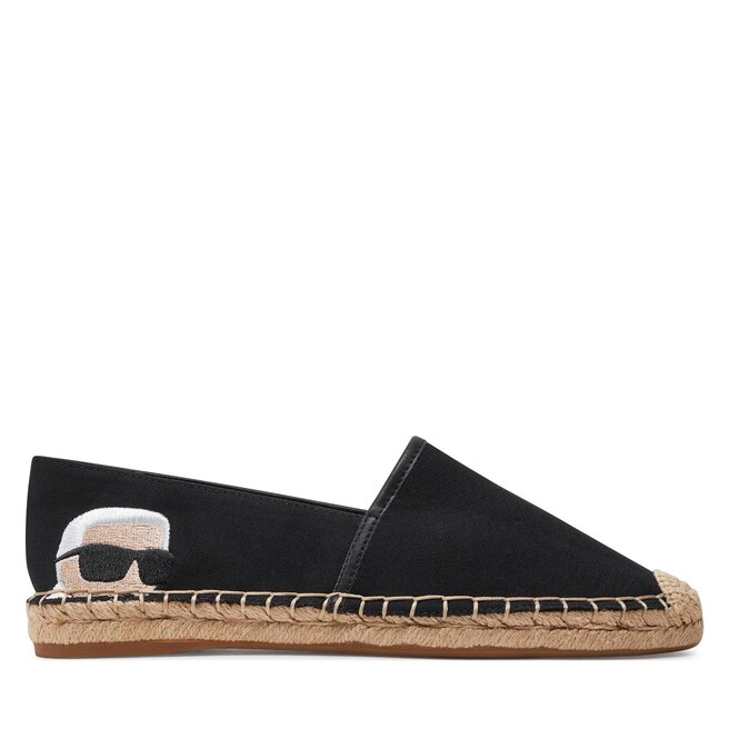 Espadryle KARL LAGERFELD KL80111N Czarny - kobiece