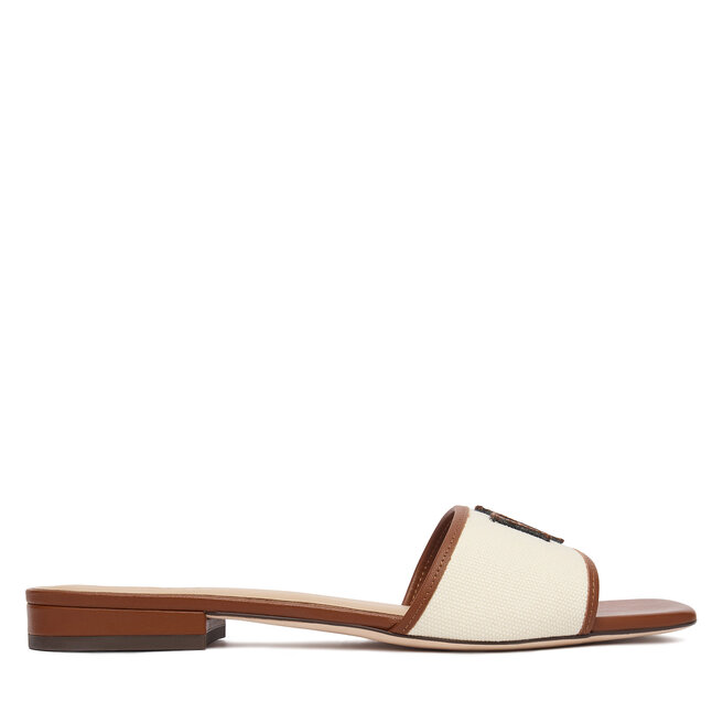 Klapki LAUREN RALPH LAUREN 802P04395003 Écru -