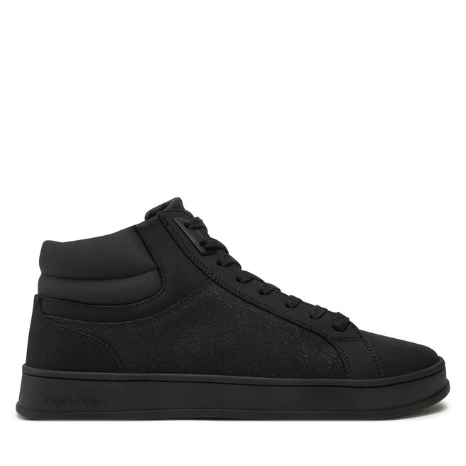 Sneakersy Calvin Klein High Top Lace Up Nb Mono HM0HM01769 Czarny - męskie