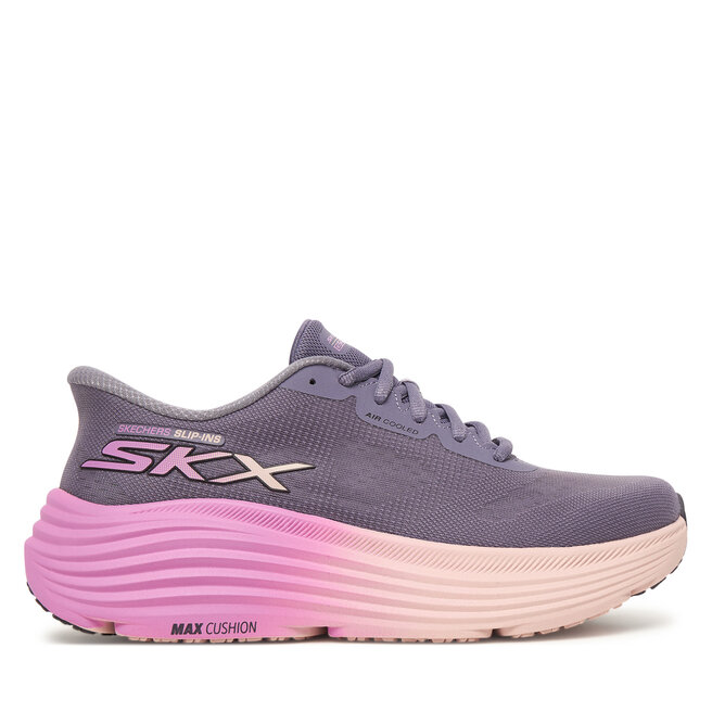 Buty do biegania Skechers Max Cushioning Endeavour 129473/PUR Fioletowy - kobiece