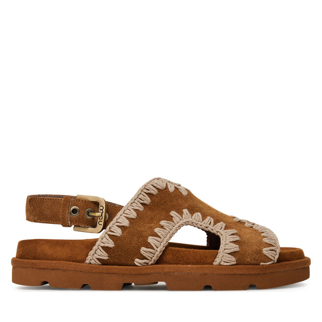 Sandały Mou Low sandal MU.SW631006A Brązowy - kobiece