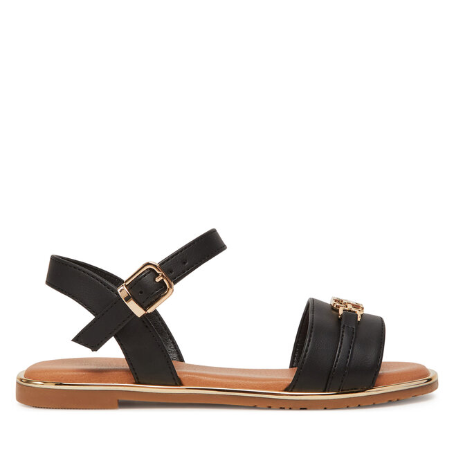 Sandały Tommy Hilfiger T3A2-33778-0326 M Czarny - dziewczęce