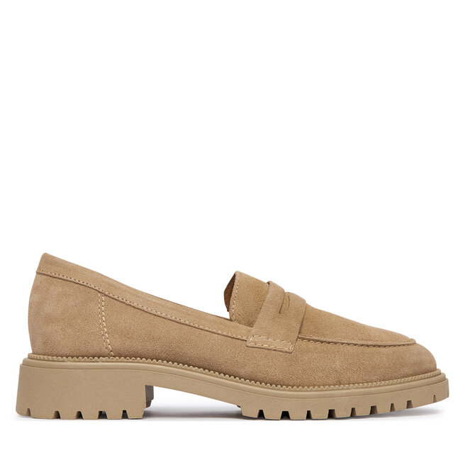 Loafersy Tamaris 1-24300-45 Beżowy - kobiece