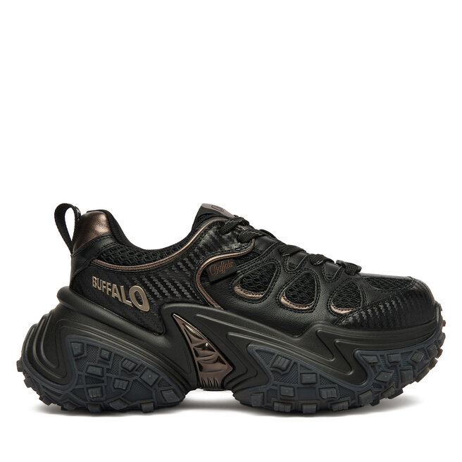 Sneakersy Buffalo Cerbo 1636521 Czarny - kobiece