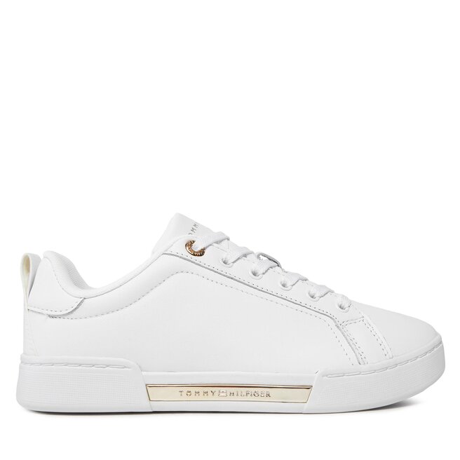 Sneakersy Tommy Hilfiger Chique Court Sneaker FW0FW07634 Biały - kobiece