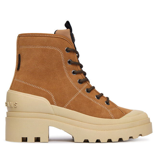 Trapery Pepe Jeans Hale Basic W PLS500006 Brązowy - kobiece