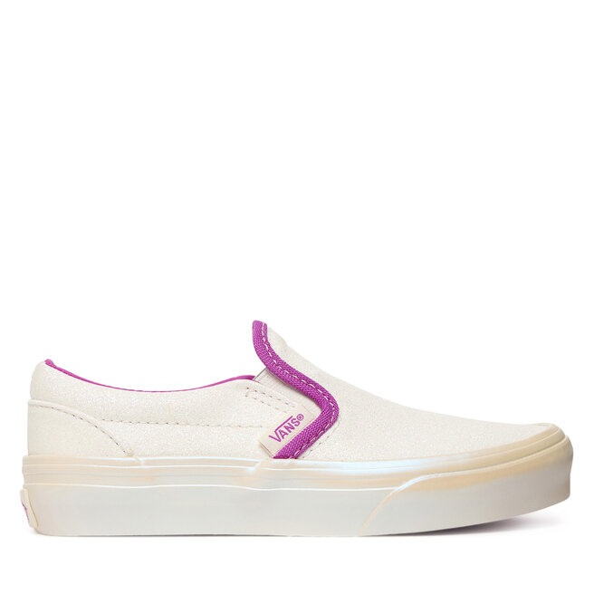 Tenisówki Vans Classic Slip-On VN000D0JWHP1 Kremowy - dziewczęce