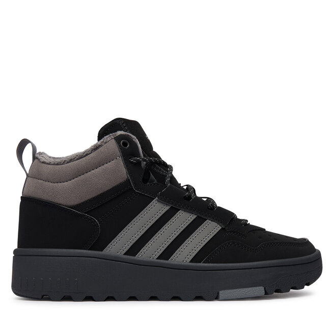 Sneakersy adidas Hoops 4.0 Mid Shoes Kids JQ7903 Czarny - chłopięce
