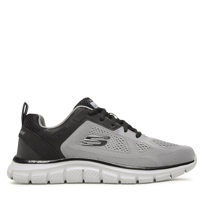 Sneakersy Skechers Track Broader 232698/GYBK Szary - męskie