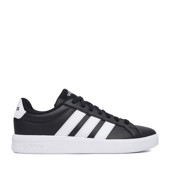 Sneakersy adidas WB-Grand Court 3.0 J JP9366 Czarny - chłopięce